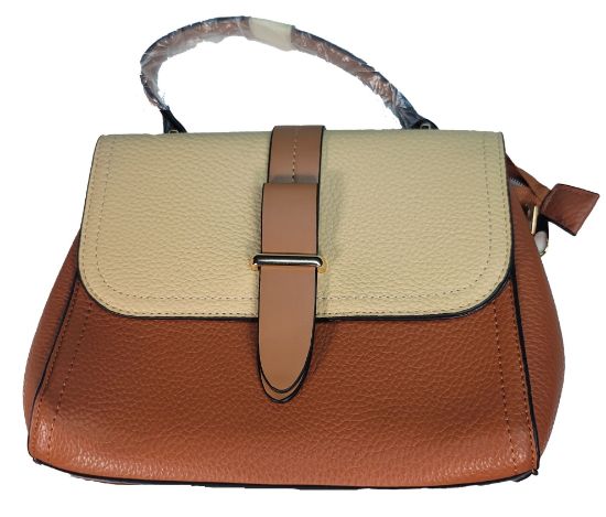 Picture of Rivera's Pebbled Faux Leather Hobo Bag, Camera Purse in Brown
