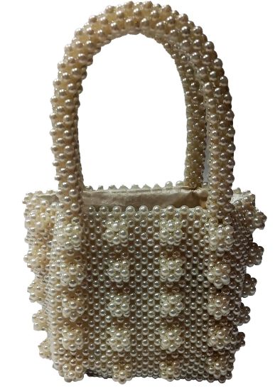 Picture of Pearl Beaded Top Handle Bag - Exclusive