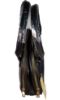 Picture of Black Faux Leather Shoulder Bag