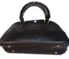 Picture of Black Faux Leather Shoulder Bag