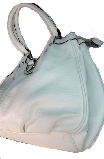 Picture of Soft Shoulder Bag Fashion Womens Handbags  Tote Leather Bag (White)