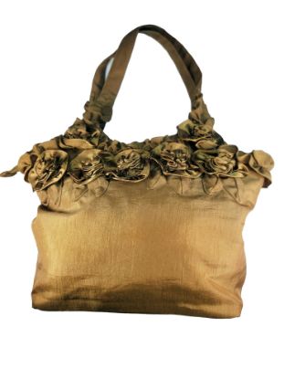 Picture of Western Fringe Shoulder Bag Purse with Roses