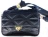 Picture of Black chic quilted finish shoulder bag