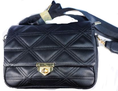 Picture of Black chic quilted finish shoulder bag
