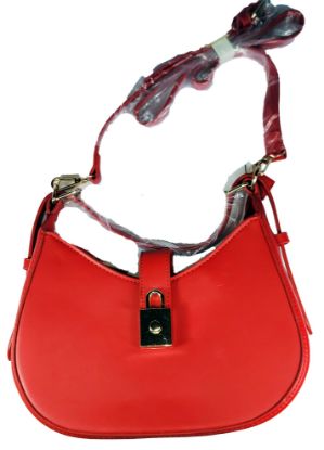 Picture of Bolso Satchel de Piel Vegana con Asa Superior, Bolso Tote Mediano, Blanco